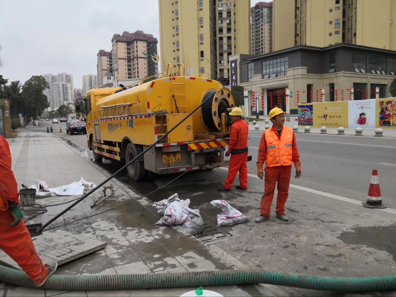 慈利排污管道清淤-管道清洗